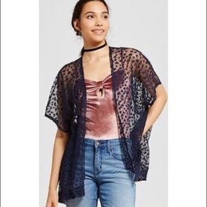 NWT Oversized Kimono Sheer Lace XL/XXL